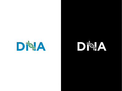 Dna Logo dna dribbble industri logo logo dna logodesainer logogram merek minimal monogram perusahaan sederhana