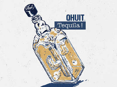 Tequila alcohol branding cactus qhuit shirtdesign skull tequila