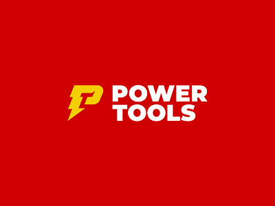 Power Tools logo logotype monogram power power tools tools