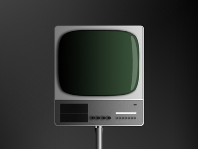 Vintage TV digital tv vintage