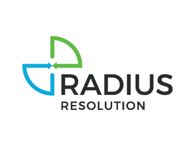 Radius Resolution icon logo mark symbol