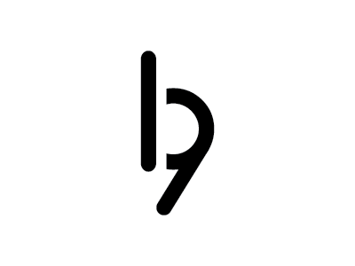 B9 icon logo mark symbol