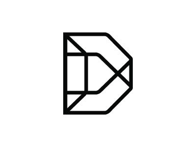 Dd icon logo mark symbol