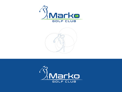 Marko Golf Club adobe illustrator app branding design digital art icon ilustrator inspiration logo logotype minimal typografy vector