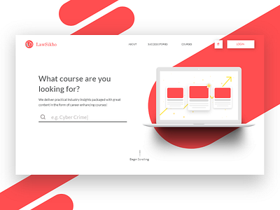 LawSikho Website Redesign landing page website