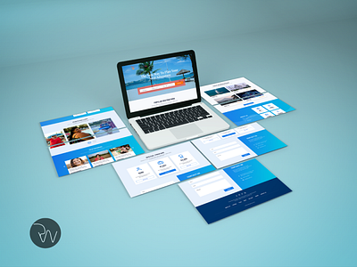 Travel Agency Website Design adobe xd mockup modern design sketchapp ui ux ui design ux design website design