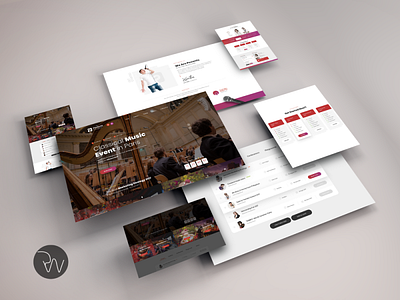 Website Design for Event Management adobe xd design experience design modern design sketchapp ui ui ux ux website website design