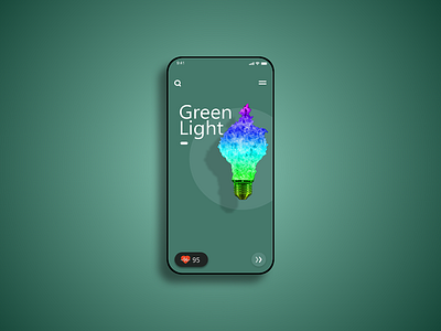 GreenLight App Design app branding design minimal ui ux