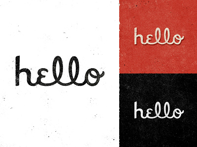 Hello Bistro Logo hello pittsburgh restaurant script typography