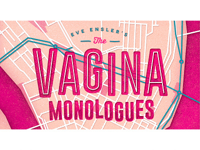 VDay PGH map pittsburgh poster vaginamonologues vday