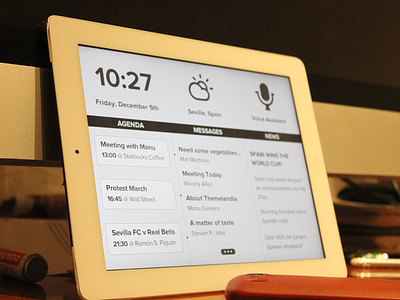 Daily iPad 14:00 2123 assistant daily ipad manu morning ui