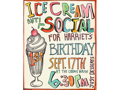 Ice Cream Anti Social Dribbble