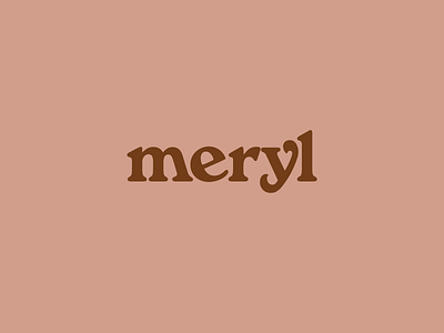 meryl logotype branding logo