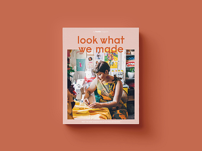 Look What We Made book design art direction book cover book design paperback