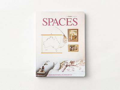 Spaces by Frankie Magazine book design editorial layout