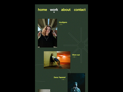 Experimental UI design - no. 2 brutalist contact design grain landingpage noise portfolio type typography ui uidesign underground uxui webdesign website works