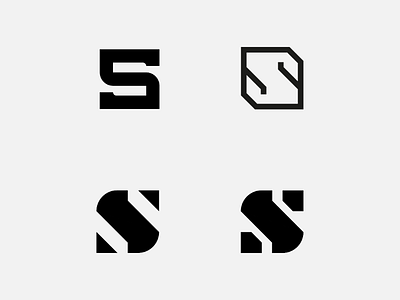 S letter logo variations