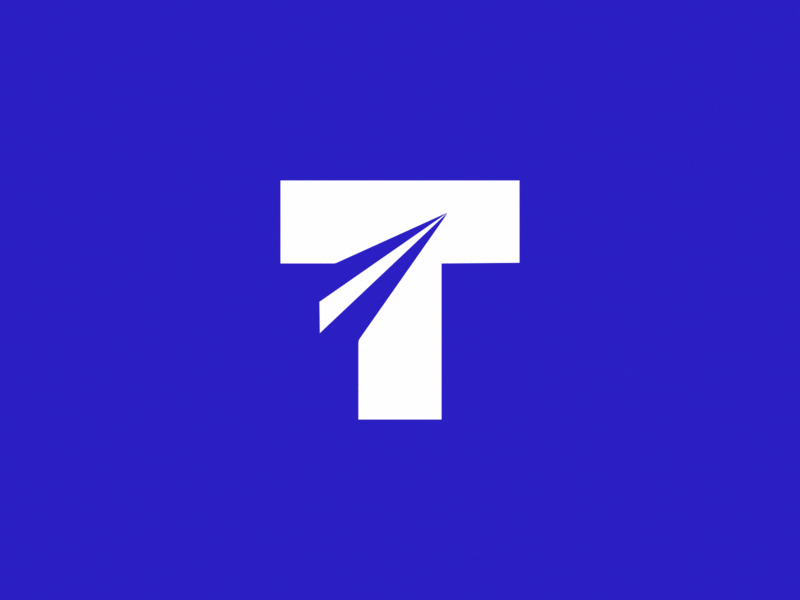 T & Paper Airplane by Joshua Dailey on Dribbble