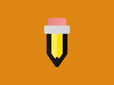 Pencil branding debut design flat icon illustration illustrator joshuacreatives logo vector