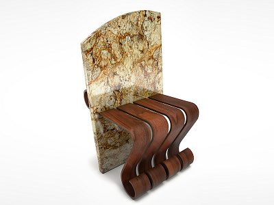 Modern Granite Chair Design