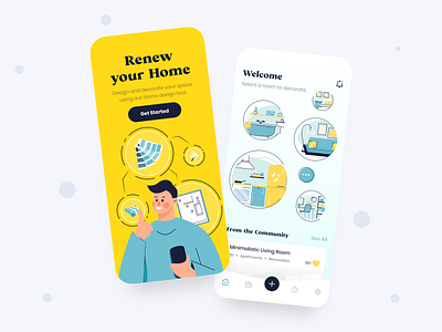 Home and Interior Design app app appartmentsdesign bathroom branding creating decorate design graphic design home homedesign homedesignapp illustration interface personally room screens space tools ui ux