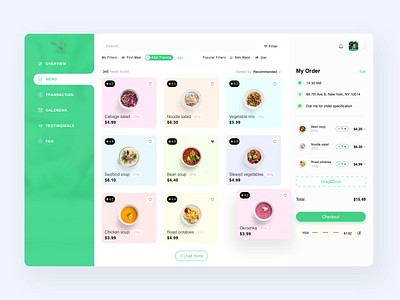 Food DeliveryPlatform dashboard delivery design desktop food order payment ui ux web