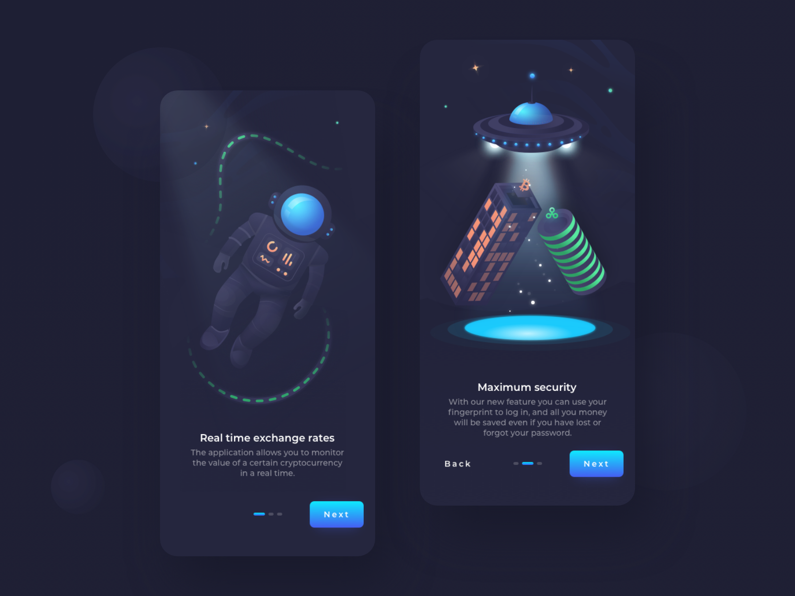 Crypto Wallet App: Onboarding Screens by Gapsy Studio on ...