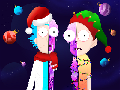 Rick and Morty morphing by Côme Héral on Dribbble