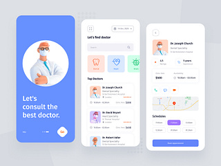 Medical Mobile App by Yeasin Arafat on Dribbble