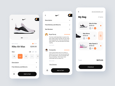 Shoes App by Yeasin Arafat on Dribbble