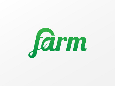 Agricultural farm logo concept