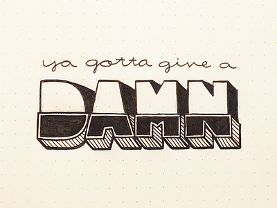 Note to self damn hand lettering handlettering script type typography
