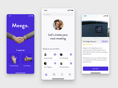 Meego - Mobile App for Meetings