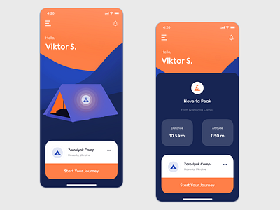 🏕️ Camping App Concept