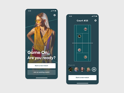 🎾 Tennis App Concept