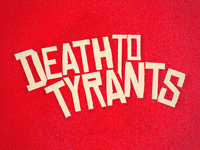 Death T T design logo typography