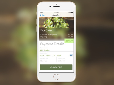 Daily UI 002 - Payment Page checkout dailyui ios mobile payments