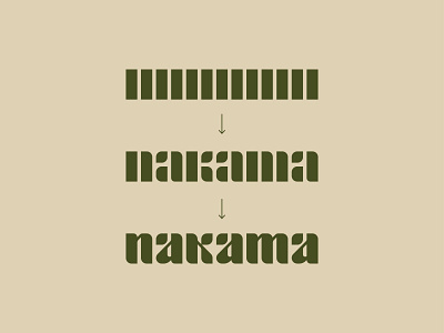 Nakama basic shapes brand identity flat logo green logo logo logo designer logo gram logo process logodesign logotype minimalist logo modern logo nakama natural logo process typeface
