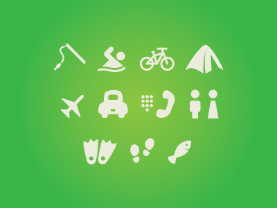 Summersville Wayfinder Icons