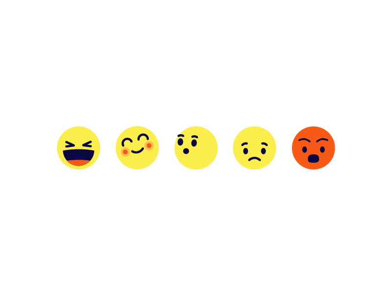 Emoticons angry animated funny happy sad suprised