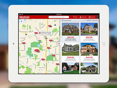 Edina Realty iPad app ipad real estate