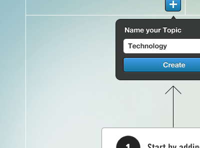 topic love app button onboarding web website