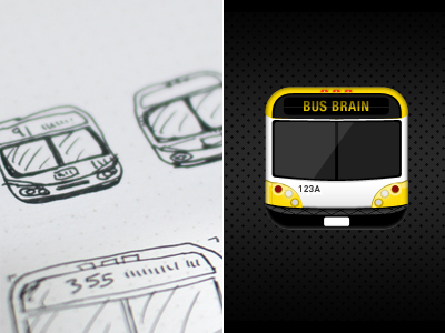 bus brain app bus icon ios iphone metro navigation transit