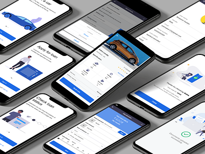 Astra Car Loan Mobile App app branding product design ui ux