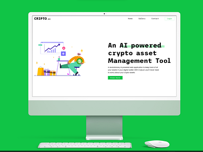 CRIPTO.ai design typography ui ux web