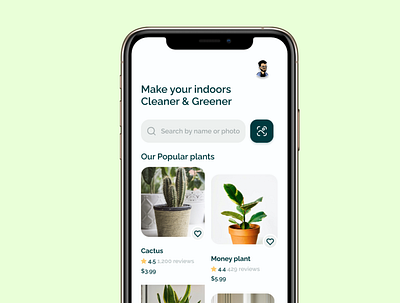 Plantit app product design ui ux