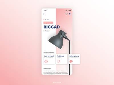 Productober 2019 - Day 3 - LAMP app design art design graphic design ui ux web design websites