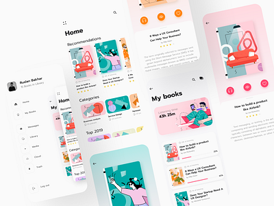 Booksapp concept