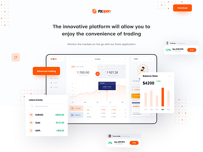Platform for Forex Trading - Exchange Page dashboard design exchange figma fintech forex money platform trading ui