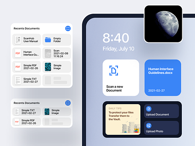 ScanHub - iOS Widgets